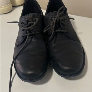 Elegant Black Leather Oxfords